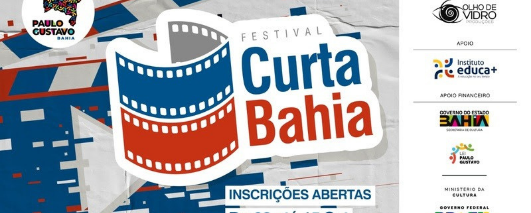 Festival Curta Bahia abre inscrições gratuitas para filmes baianos