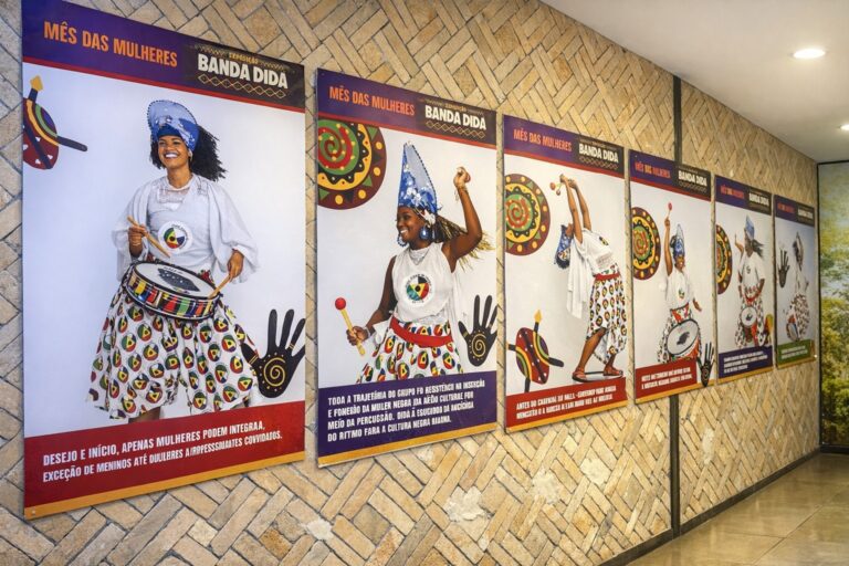 Shopping Piedade e Banda Didá celebram mulheres em exposição