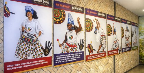 Shopping Piedade e Banda Didá celebram mulheres em exposição